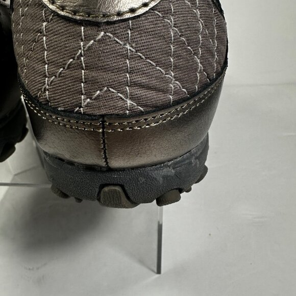 Athletech Women's Pewter Metallic Non-Marking Sneakers 9.5M Leather Whimsical - Picture 11 of 11